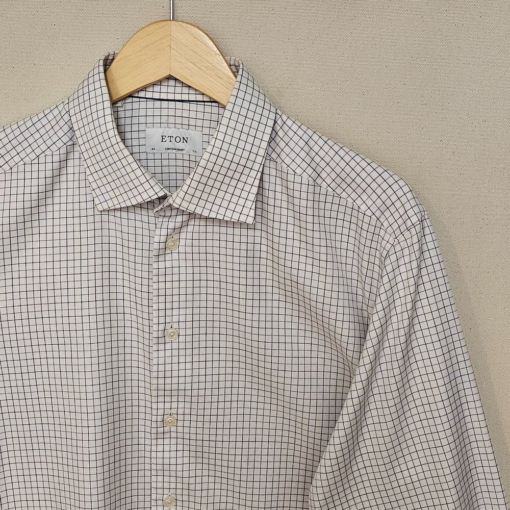 Eton Contemporary Button Down 17.5 44